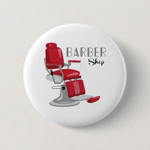 Barber Shop 2 Inch Round Button