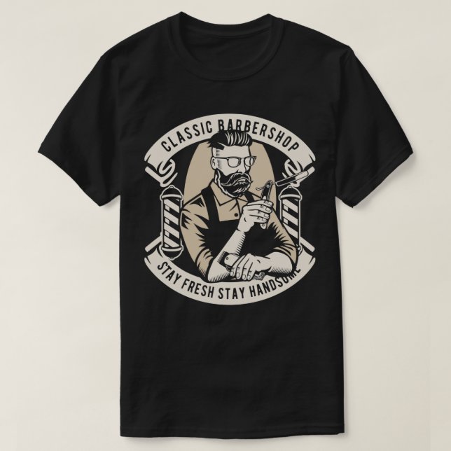 Barber Shop 91 T-Shirt (Design Front)