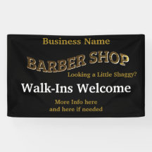 Barber Shop Black Gold rouvrir la bannière America