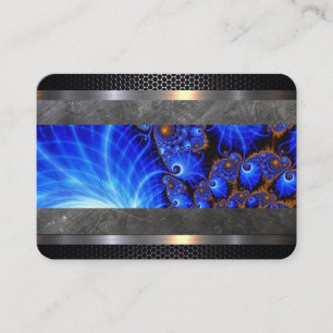 Barber Shop Blue Carte de visite Abstrait