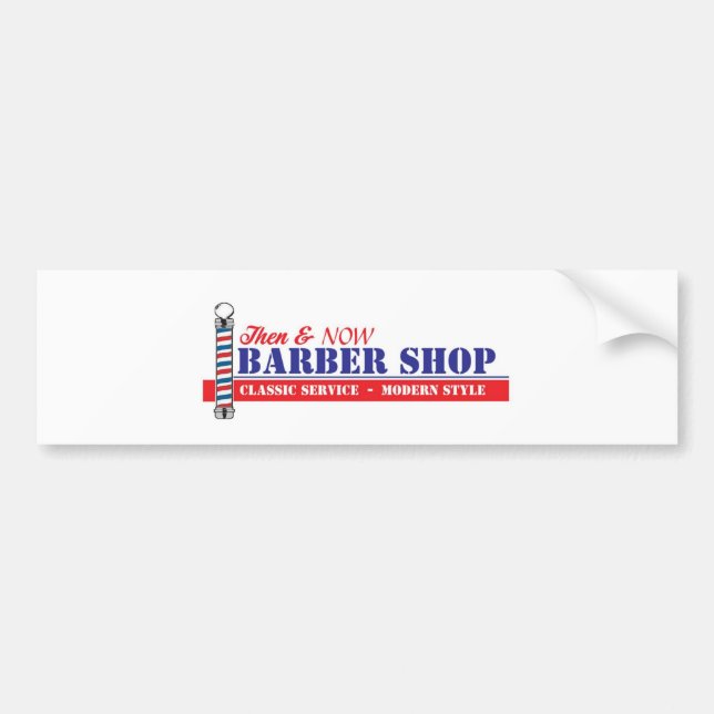 Barber Shop Bumper Sticker (Front)