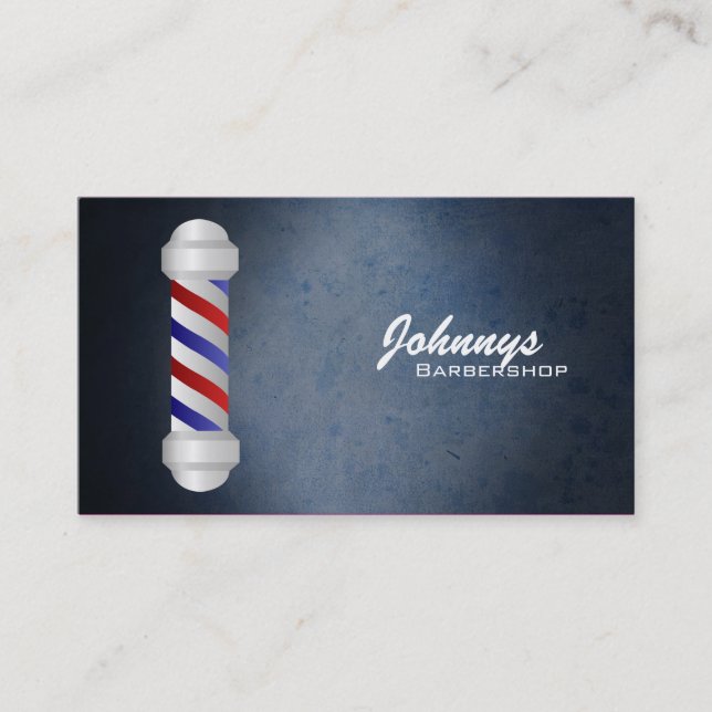 Barber Shop Business Cards (Front)