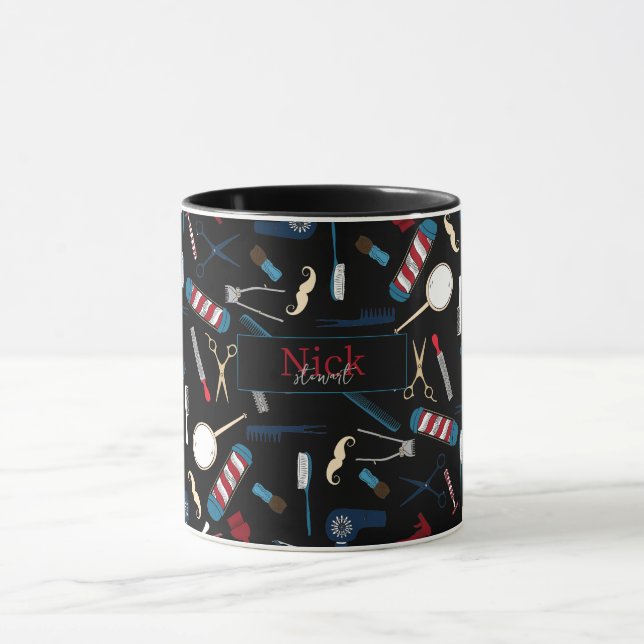 Barber Shop Custom Mug (Center)