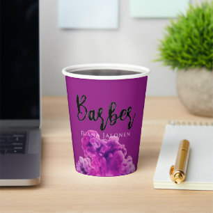 Barber Shop Hair Scissors Stylist Paper Cups