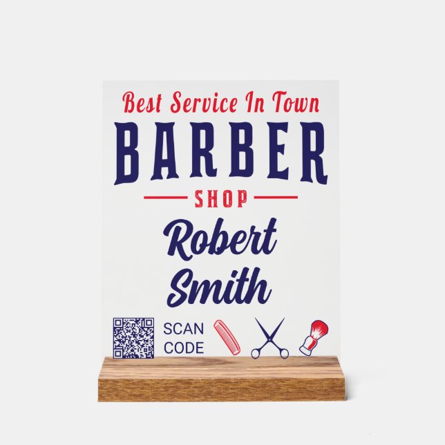 Barber Shop Hair Stylist Professional Barbershop (Recto)