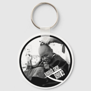 Barber Shop Keychain