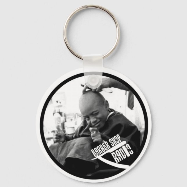 Barber Shop Keychain (Front)