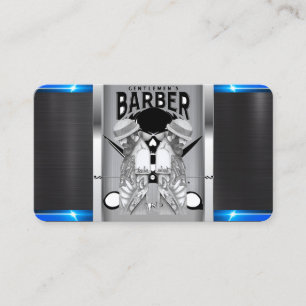 Barber shop logo / skull business card