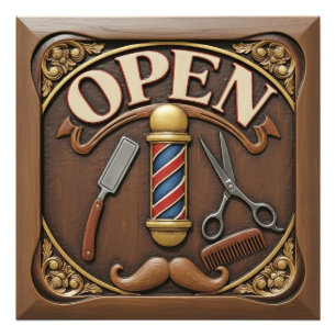 Barber shop Photo Enlargement