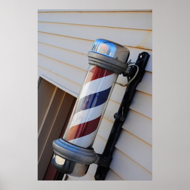 Barber Shop Pole Print (Front)