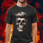 Barber Skull Fashion Man Hair style Barber Shop T-Shirt<br><div class="desc">Barber Skull Fashion Man Hair style Barber Shop Black Shirts.</div>