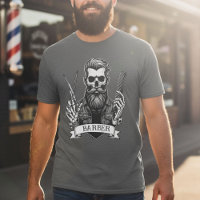 Barber Skull Professional Hair Stylist Dark