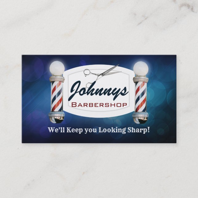 Barber Slogans Business Cards (Front)
