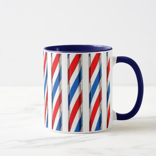 Barber Stripes Coffee Mug (Right)