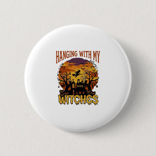Barber Tattoo Biker Hybrid Cat Barber Tattoo Biker 2 Inch Round Button