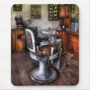 Barber - The Barber Chair Mouse Pad