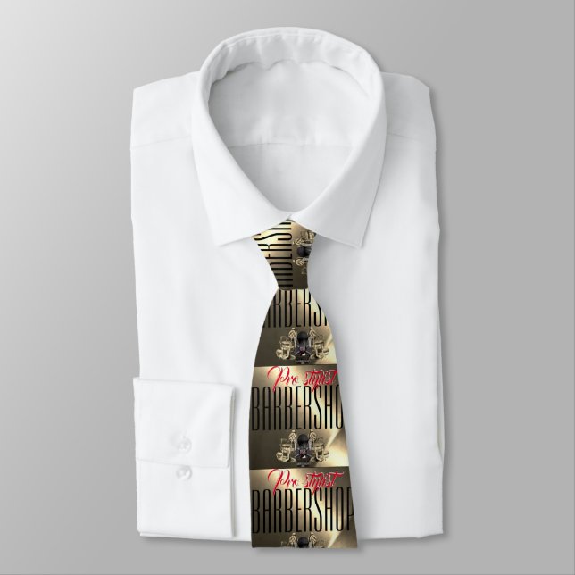 barber tie (Tied)
