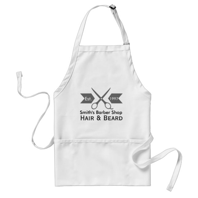 Barbers Favourite Barber Apron with Customized (Front)