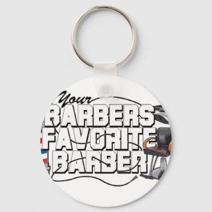 Barbers Favourite Barber Keychain
