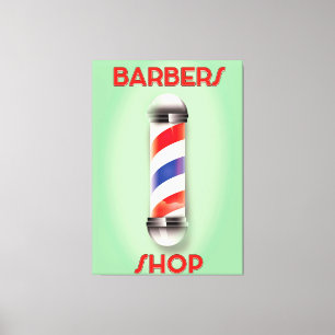 Barbers Shop Vintage Pole Sign