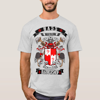 Barbershop Bass Coat of Arms T-Shirt