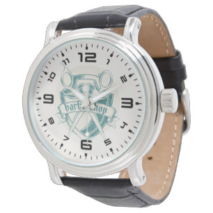 Barbershop blue jeans texture watch