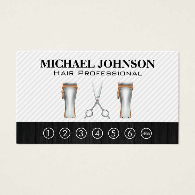 Barbershop | Carte Punch (Devant)