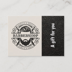 Barbershop en cuir look Certificat cadeau