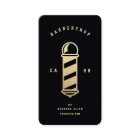 Barbershop Haircut Hairstylist Barber's Pole Black