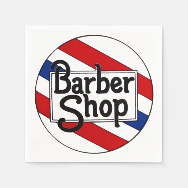 Barbershop Napkin (Front)