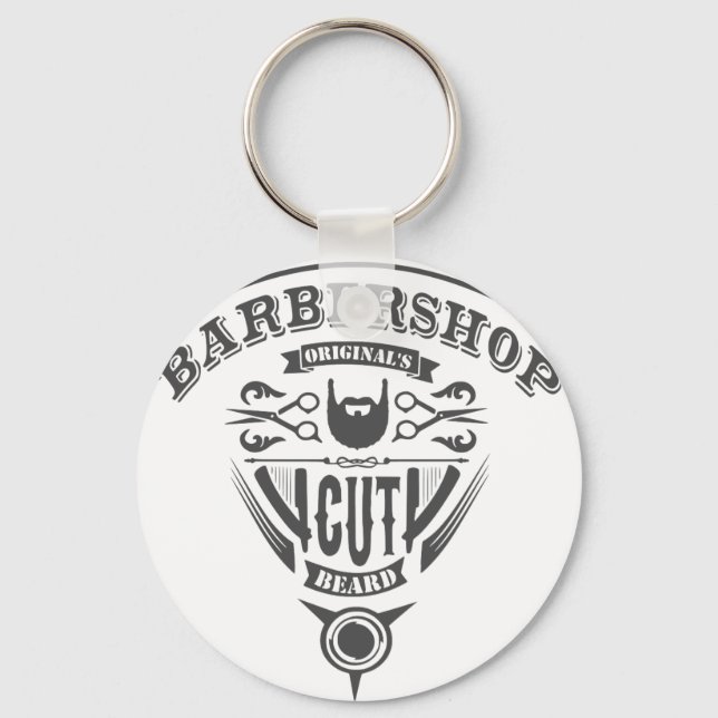 Barbershop original vintage keychain (Front)