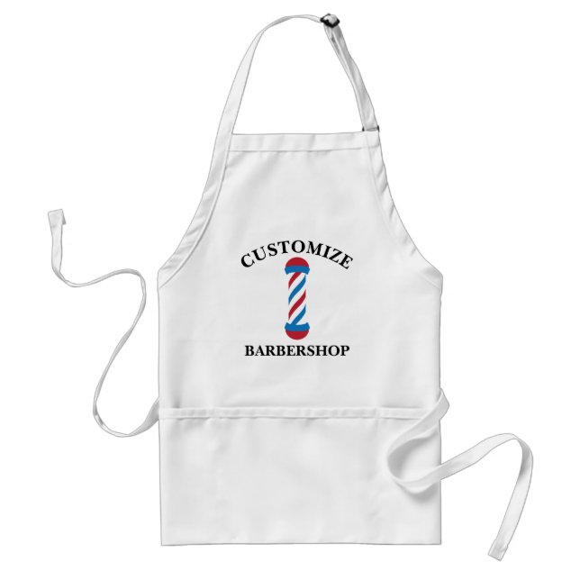 barbershop pole standard apron (Front)