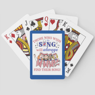 Barbershop Quartet (female) Playing Cards
