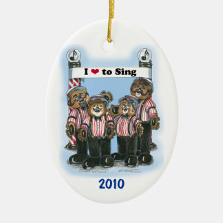Barbershop Quartet Ornament