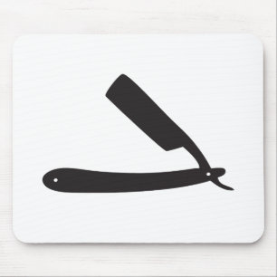 barbershop razor mouse pad
