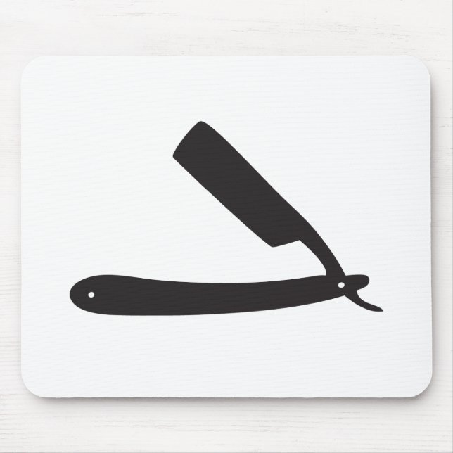 barbershop razor mouse pad (Front)