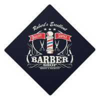 Barbershop Shave & Haircut Barberpole Graduate