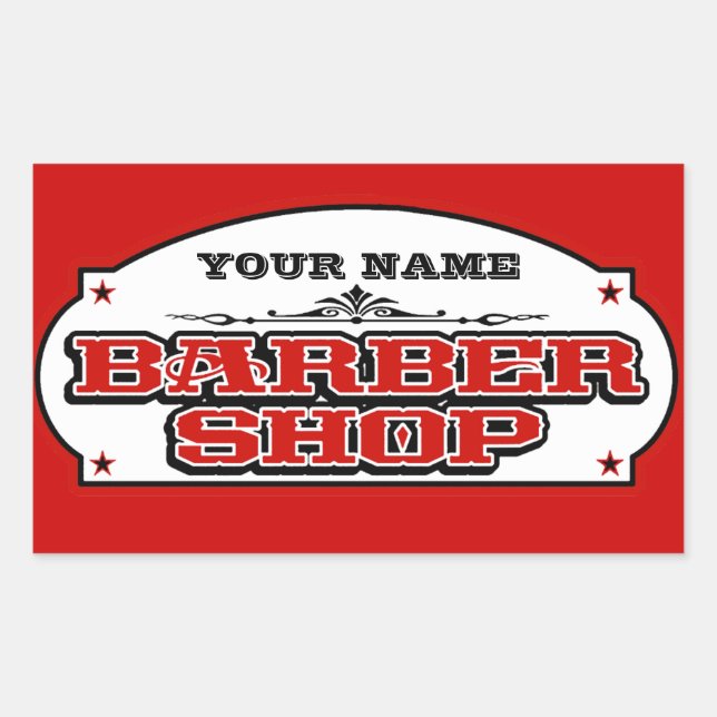 Barbershop Sticker (Front)
