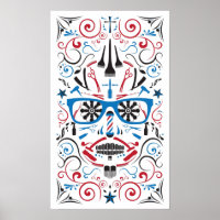 barbershop sugar skull