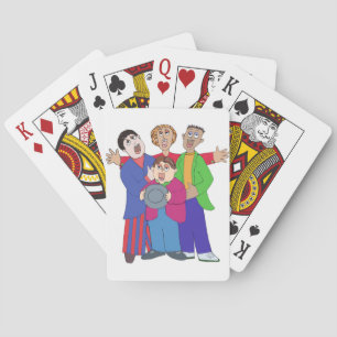 Barbershoppers Playing Cards