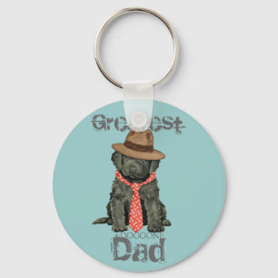 Barbet Dad Keychain