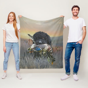 Barbet , 	French Water Dog   Fleece Blanket