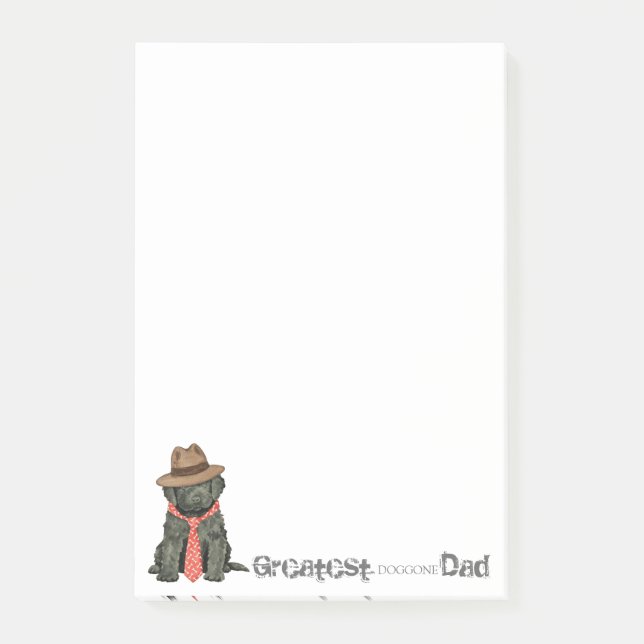 Barbet Papa Post-it Notes (Devant)