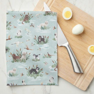 BARBETS IN THE MARSH  KITCHEN TOWEL