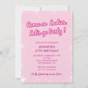 Barbi 47e anniversaire invitations tendance Sparkl
