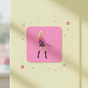 Barbie Square Sticker
