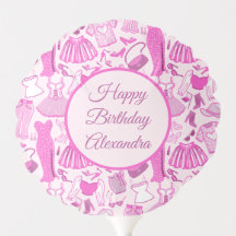 Barbiecore Pink and Hot Pink Fashion Pattern