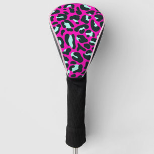 Barbiecore Pink Cheetah Leopard Animal Print    Golf Head Cover