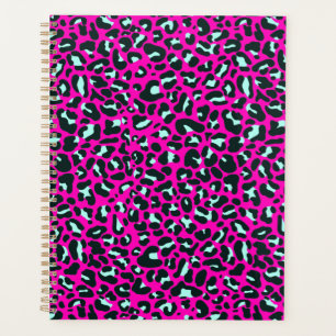 Barbiecore Pink Cheetah Leopard Animal Print   Planner