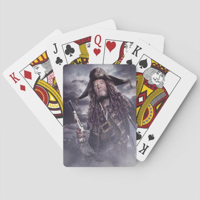 Barbossa - Command Respect Playing Cards (Back)